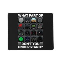 Airline Aircraft Airplane Pilot Tools Instruments Indicators Mousepad