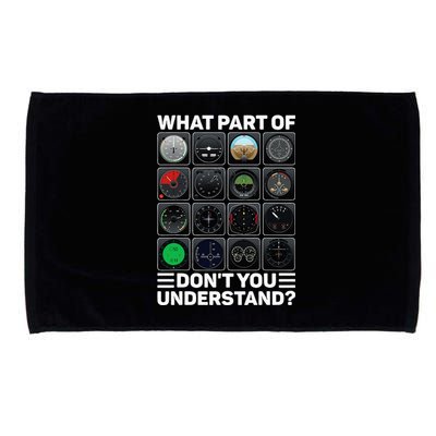 Airline Aircraft Airplane Pilot Tools Instruments Indicators Microfiber Hand Towel