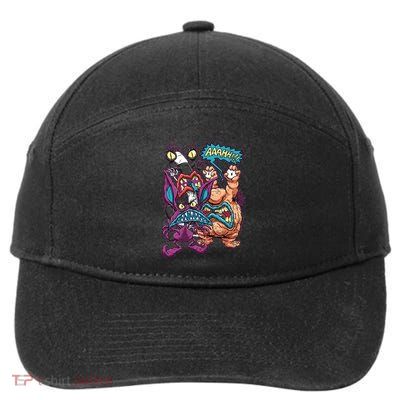 Aaahh!!! 7-Panel Snapback Hat