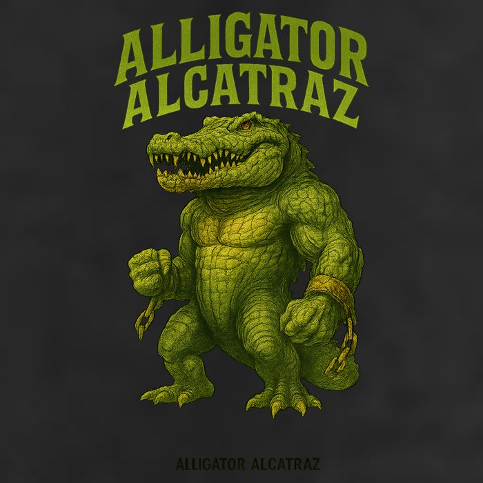 Alligator Alcatraz  Cool Comfort Performance Bucket Hat