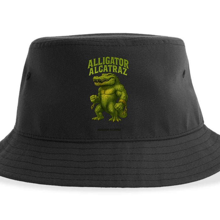 Alligator Alcatraz  Sustainable Bucket Hat