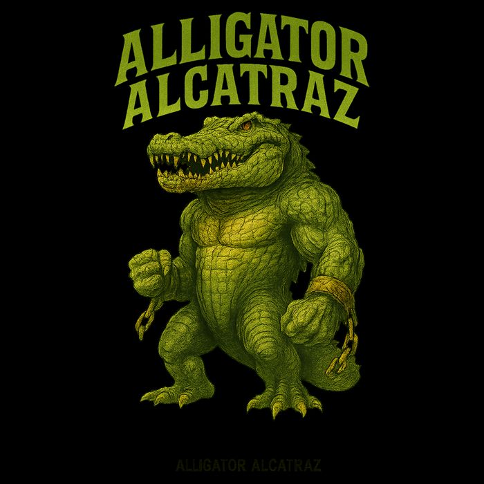 Alligator Alcatraz  Button