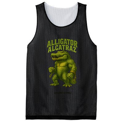 Alligator Alcatraz  Mesh Reversible Basketball Jersey Tank