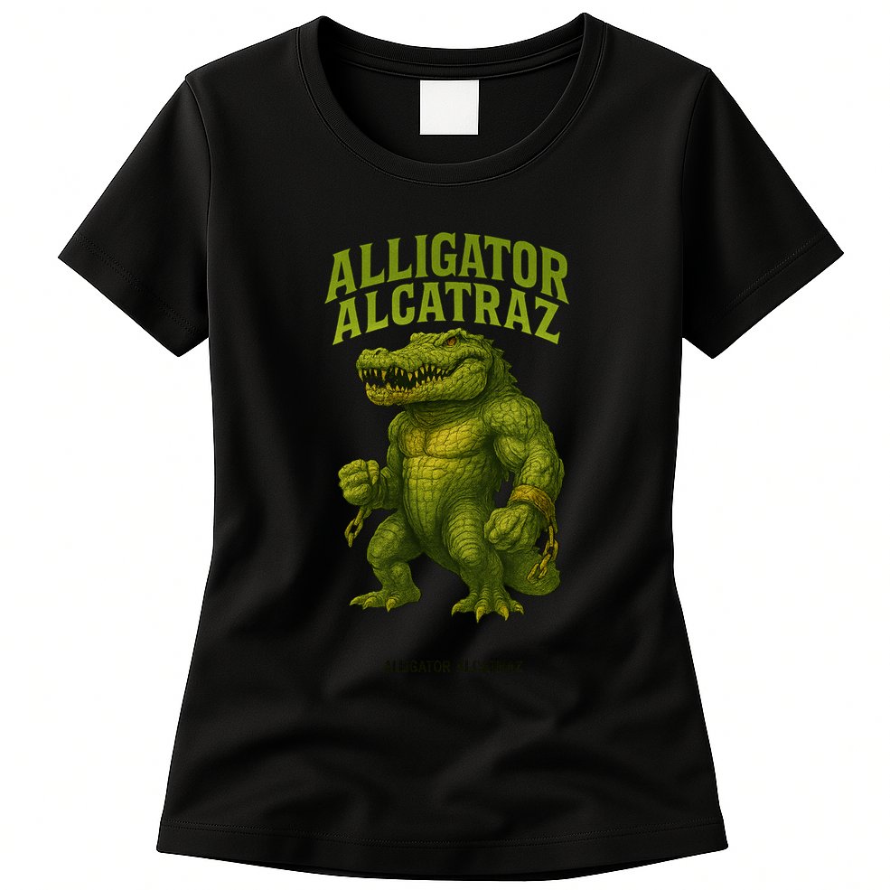Alligator Alcatraz  Womens T-Shirt