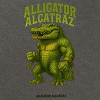 Alligator Alcatraz  Cotton Canvas Backpack