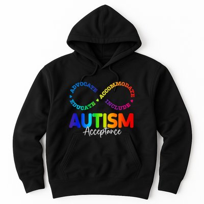 Autism Awareness Acceptance Infinity Symbol Hoodie