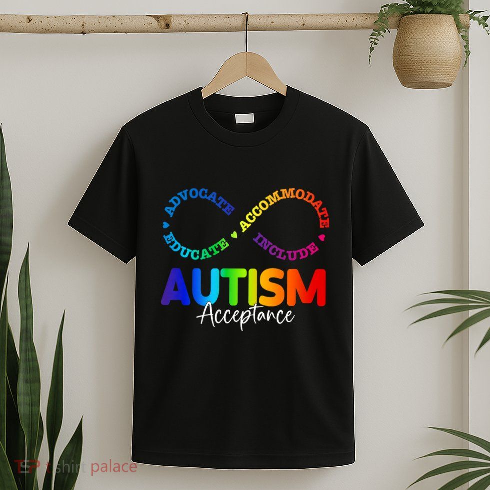 Autism Awareness Acceptance Infinity Symbol T-Shirt