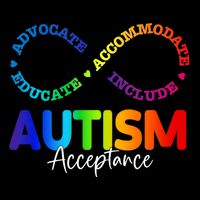Autism Awareness Acceptance Infinity Symbol City Backpack