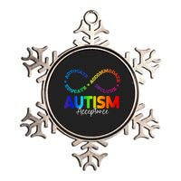 Autism Awareness Acceptance Infinity Symbol Metallic Star Ornament