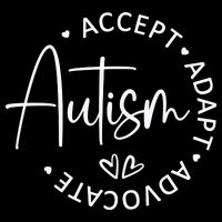 Autism Accept Adapt Advocate White 16 in Basic Backpack