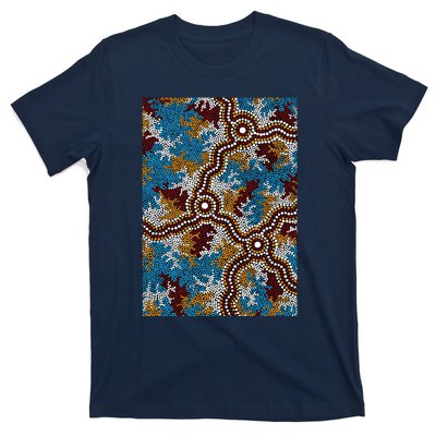 Aboriginal Art Authentic Wetland Dreaming T-Shirt