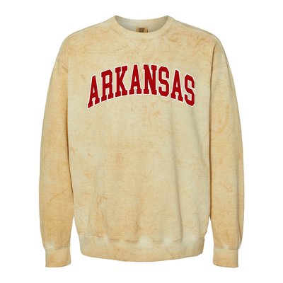 Arkansas Ar Colorblast Crewneck Sweatshirt