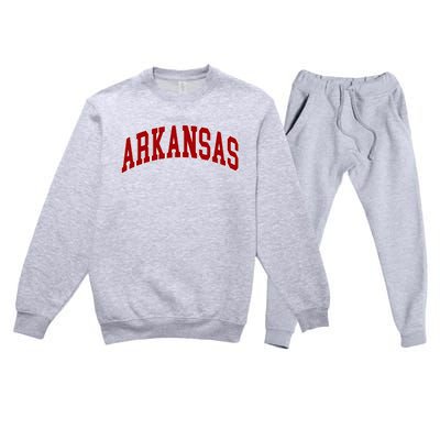 Arkansas Ar Premium Crewneck Sweatsuit Set