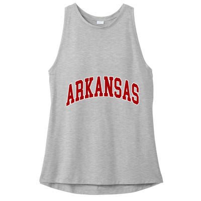 Arkansas Ar Ladies PosiCharge Tri-Blend Wicking Tank