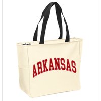 Arkansas Ar Zip Tote Bag