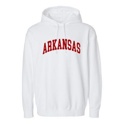 Arkansas Ar Garment-Dyed Fleece Hoodie