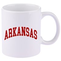 Arkansas Ar 11oz C Handle Ceramic Mug