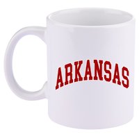 Arkansas Ar 11oz C Handle Ceramic Mug