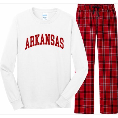 Arkansas Ar Long Sleeve Pajama Set