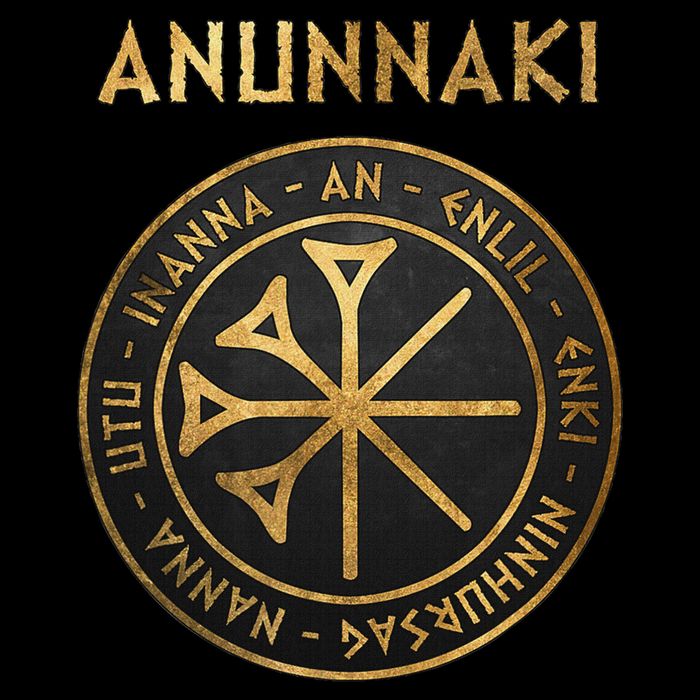 Agema Anunnaki Ancient Gods Of Mesopotamia Symbol Flexfit Unipanel Trucker Cap