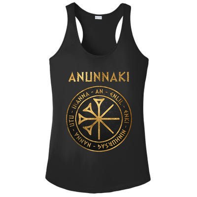 Agema Anunnaki Ancient Gods Of Mesopotamia Symbol Ladies PosiCharge Competitor Racerback Tank