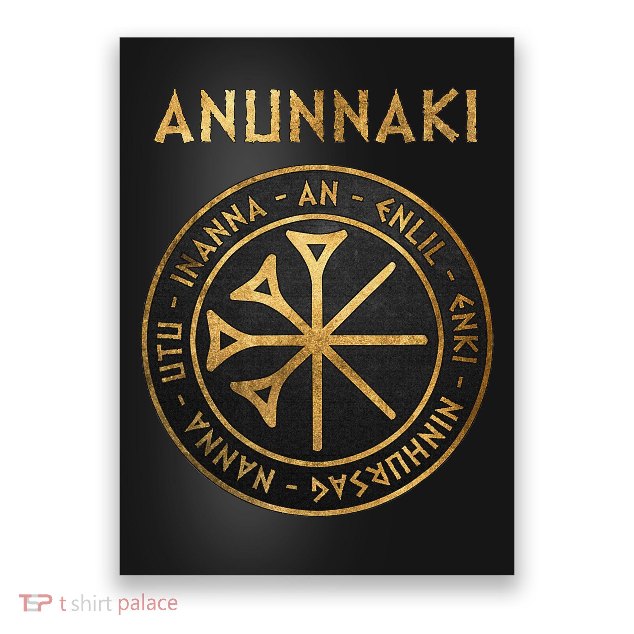 Agema Anunnaki Ancient Gods Of Mesopotamia Symbol Poster