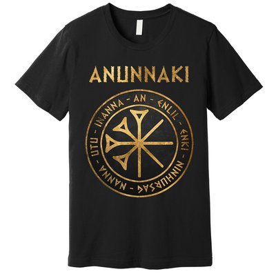 Agema Anunnaki Ancient Gods Of Mesopotamia Symbol Premium T-Shirt
