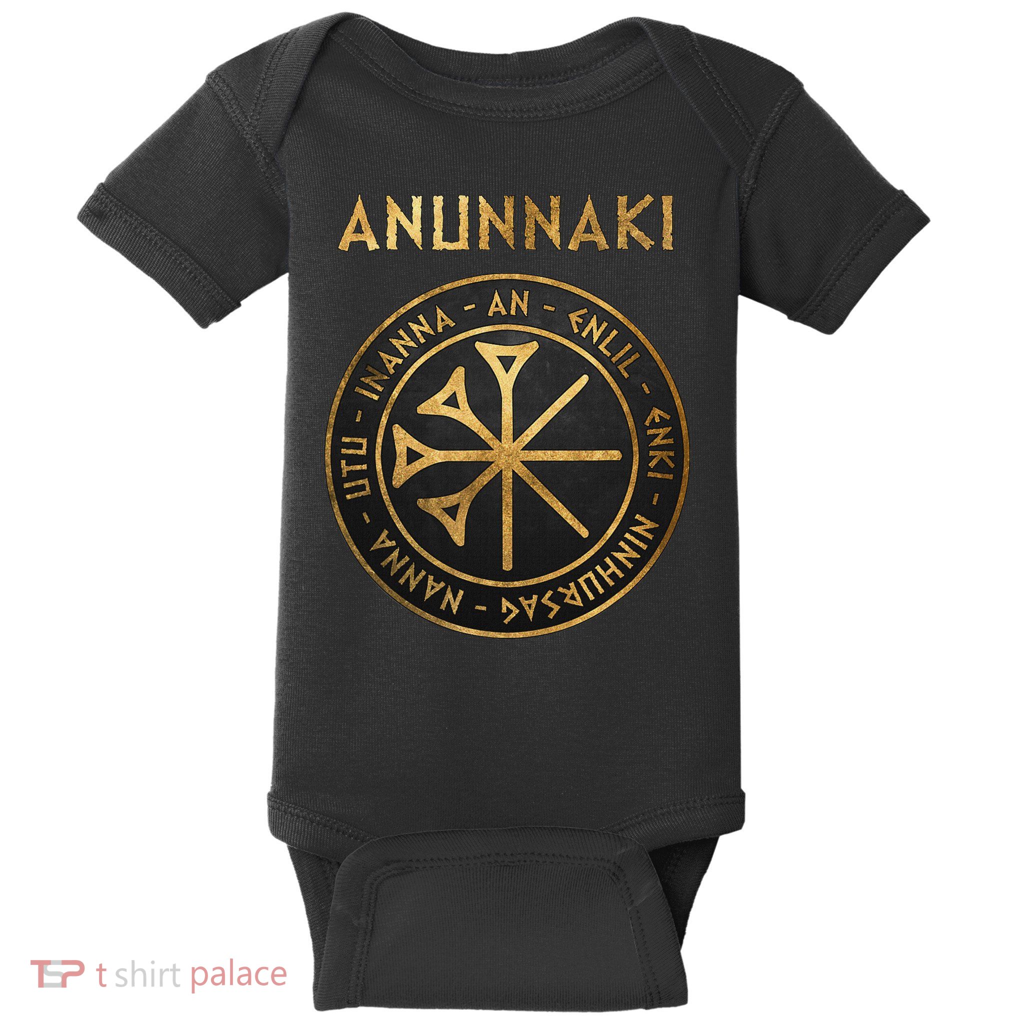 Agema Anunnaki Ancient Gods Of Mesopotamia Symbol Baby Bodysuit