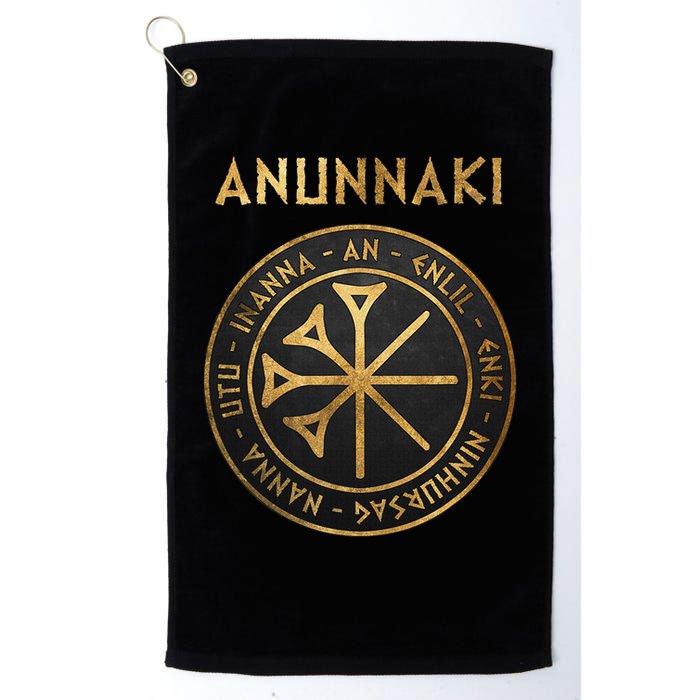 Agema Anunnaki Ancient Gods Of Mesopotamia Symbol Golf Towel