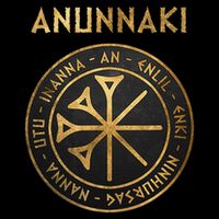Agema Anunnaki Ancient Gods Of Mesopotamia Symbol Cropped Pullover Crew