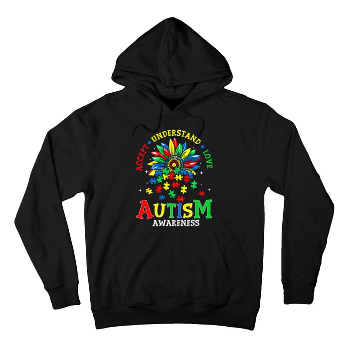 Autism Awareness Accept Understand Love Autism Mom Hoodie