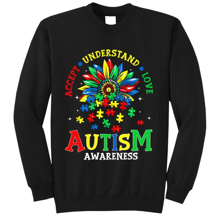 Autism Awareness Accept Understand Love Autism Mom Sweatshirt