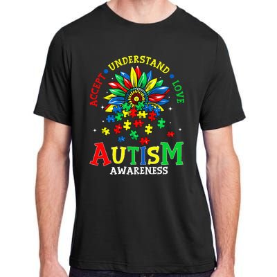 Autism Awareness Accept Understand Love Autism Mom Adult ChromaSoft Performance T-Shirt