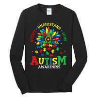 Autism Awareness Accept Understand Love Autism Mom Tall Long Sleeve T-Shirt