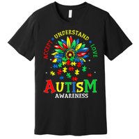 Autism Awareness Accept Understand Love Autism Mom Premium T-Shirt