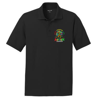 Autism Awareness Accept Understand Love Autism Mom PosiCharge RacerMesh Polo