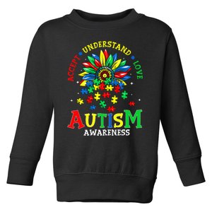 Autism Awareness Accept Understand Love Autism Mom Toddler Sweatshirt