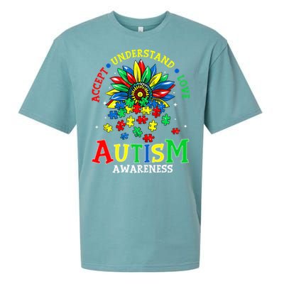 Autism Awareness Accept Understand Love Autism Mom Sueded Cloud Jersey T-Shirt