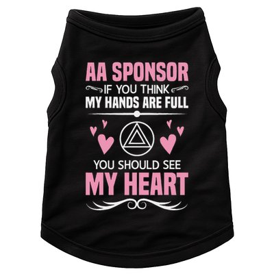 Alcoholics Anonymous Aa Sobriety Recovery Aa Na Sponsor Doggie Tank