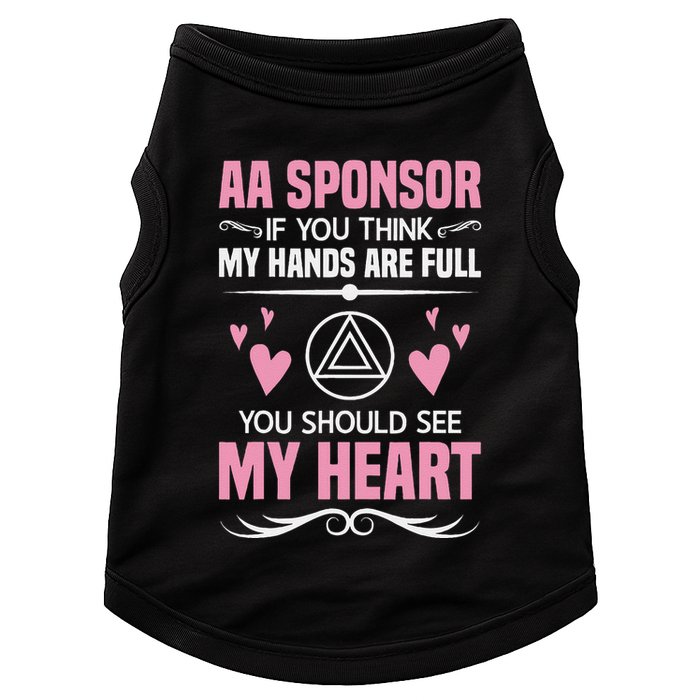 Alcoholics Anonymous Aa Sobriety Recovery Aa Na Sponsor Doggie Tank