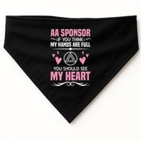 Alcoholics Anonymous Aa Sobriety Recovery Aa Na Sponsor USA-Made Doggie Bandana