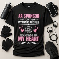 Alcoholics Anonymous Aa Sobriety Recovery Aa Na Sponsor Performance Shirt