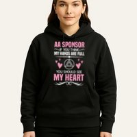 Alcoholics Anonymous Aa Sobriety Recovery Aa Na Sponsor Hoodie