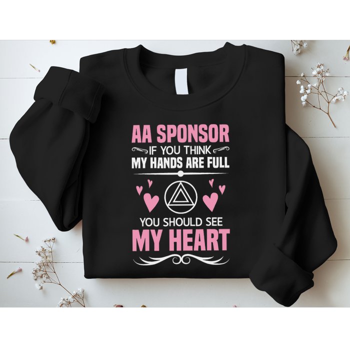 Alcoholics Anonymous Aa Sobriety Recovery Aa Na Sponsor Sweatshirt