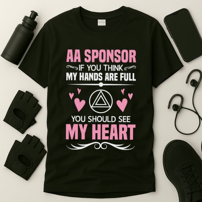 Alcoholics Anonymous Aa Sobriety Recovery Aa Na Sponsor T-Shirt