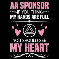 Alcoholics Anonymous Aa Sobriety Recovery Aa Na Sponsor T-Shirt