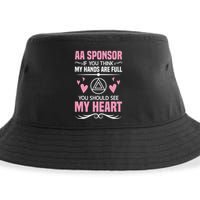 Alcoholics Anonymous Aa Sobriety Recovery Aa Na Sponsor Sustainable Bucket Hat