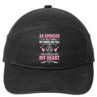 Alcoholics Anonymous Aa Sobriety Recovery Aa Na Sponsor 7-Panel Snapback Hat