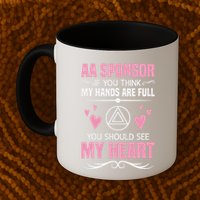Alcoholics Anonymous Aa Sobriety Recovery Aa Na Sponsor Mug