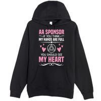 Alcoholics Anonymous Aa Sobriety Recovery Aa Na Sponsor Premium Pullover Hoodie